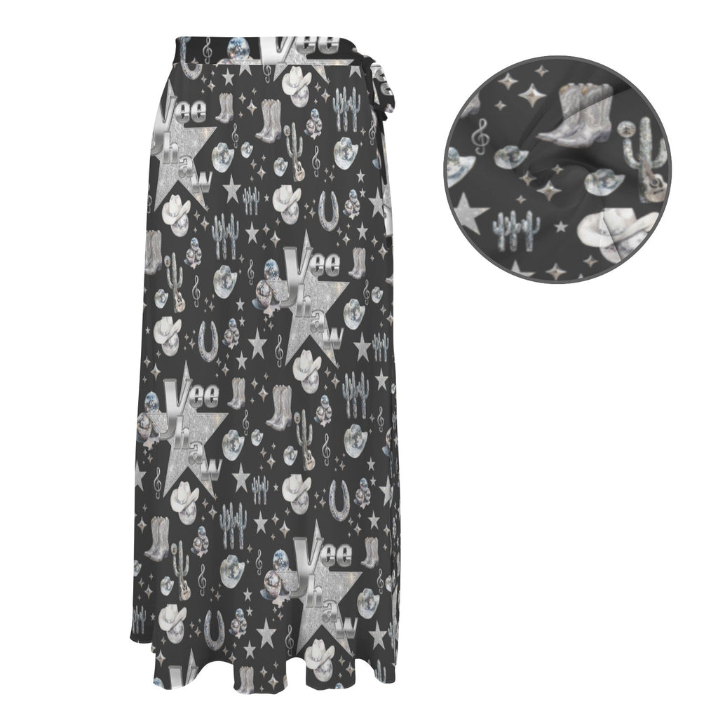 Baha Ranch Rhinestone Cowgirl Beach Swim Skirt Coverup Baha Ranch Western Wear