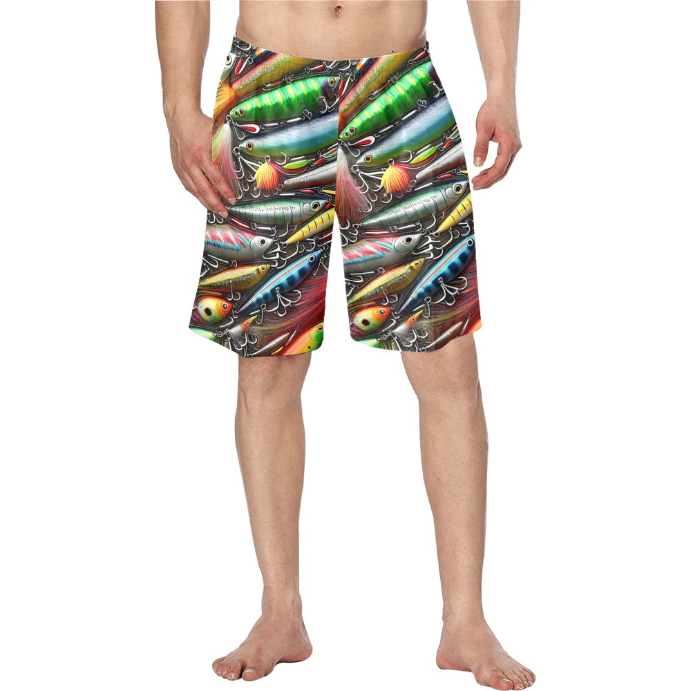 Baha Ranch Men's Fishing Lures Beach Swim Shorts Baha Ranch Western Wear
