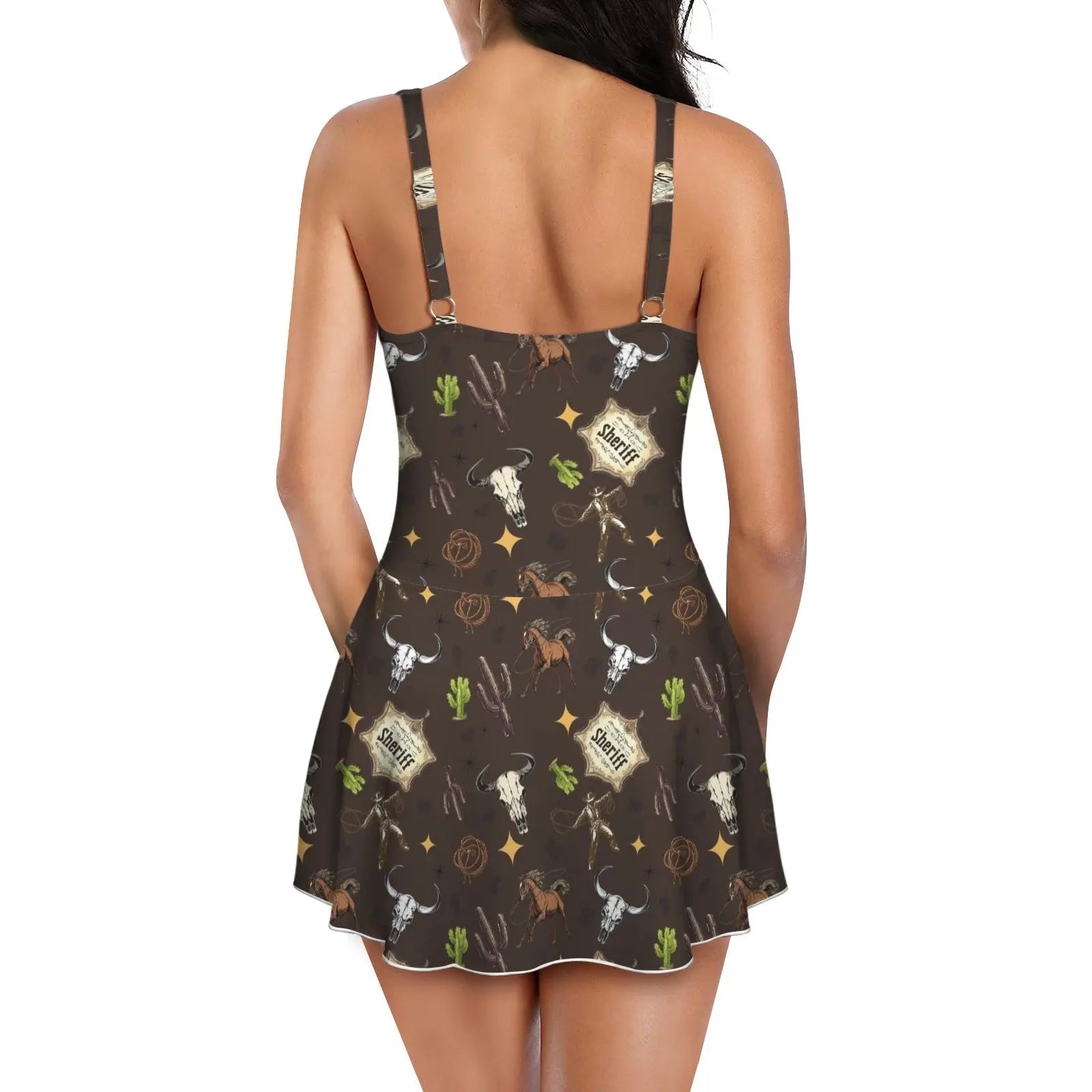 Baha Ranch Get Western Skirted Swimsuit Baha Ranch Western Wear