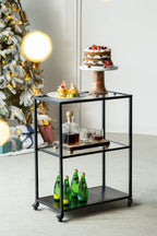 S/6 Alaine Bar Set with Mango Wood Stand