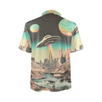 Baha Ranch Retro Pop Western Space Cowboy Polo Shirt Baha Ranch Western Wear