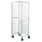 Bun Pan Rack, 20-Tier Commercial Bakery Racks with Brake Wheels, Aluminum Racking Trolley Storage for Half & Full Sheet, Speed Rack For Kitchen Home, Bread Baking Equipment, 26'L x 20.4'W x 70'H