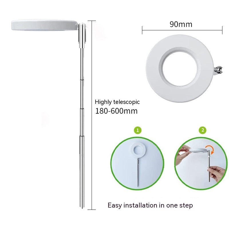 USB Angel Ring Plant Lamp Timing Dimming Height