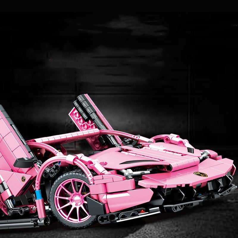 High Difficulty Racing Roadster Compatible With  Power Mechanical Building Blocks