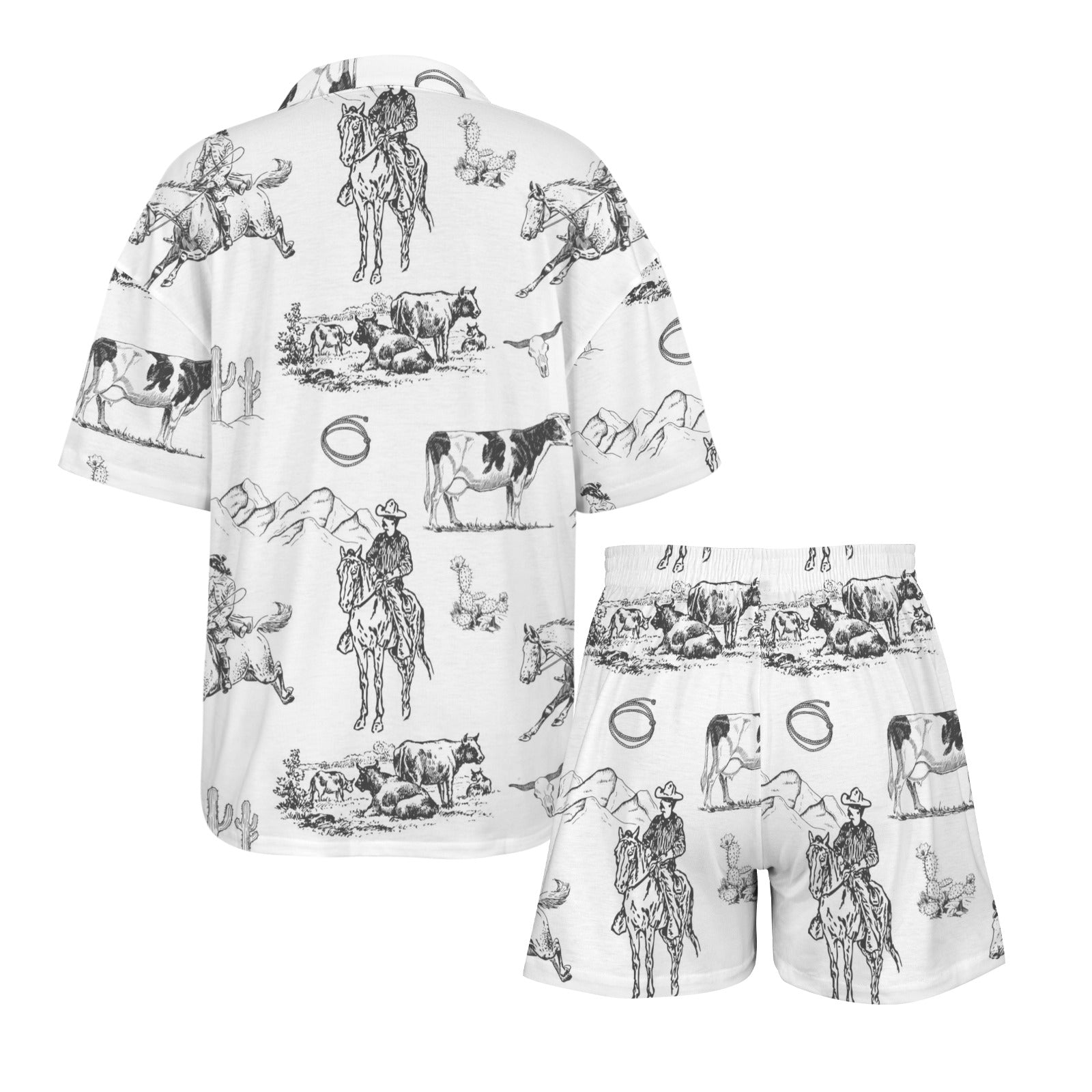 Baha Ranch Ranch Life Women's Pajama Set Made in America Baha Ranch Western Wear
