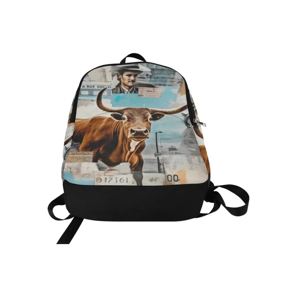 Vintage Bull Collage Western Backpack Baha Ranch Western Wear