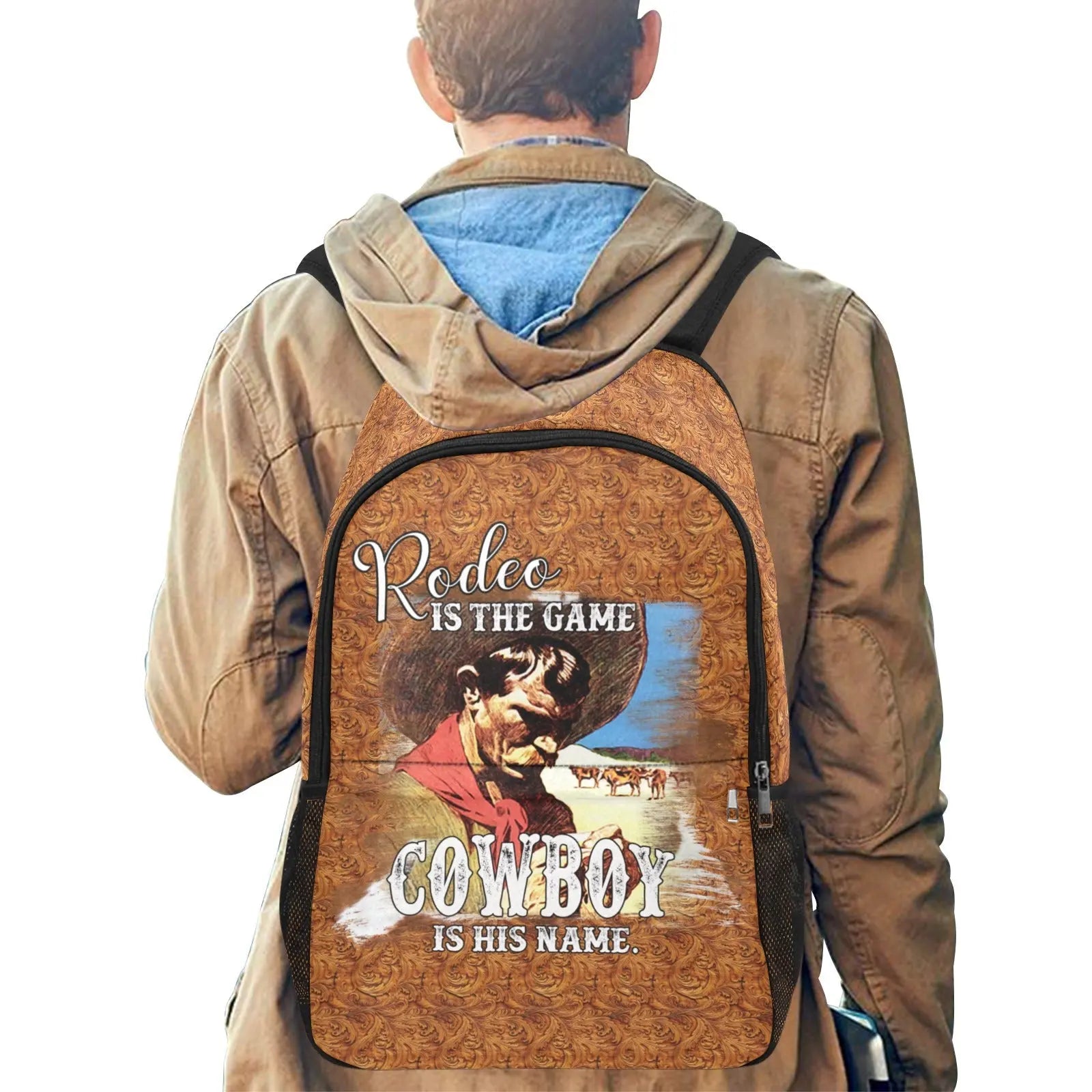 Rodeo is the Game Backpack Baha Ranch Western Wear