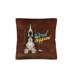 Baha Ranch Basset Hound Drool Happens Pillow Case Made In America Baha Ranch Western Wear