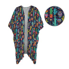 Baha Ranch Crazy Cactus Lady Duster Kimono Coverup Baha Ranch Western Wear