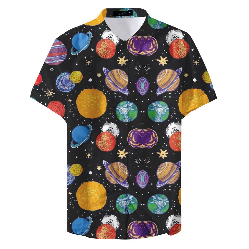 European And American Nightclub Plus Size Breathable Shirt