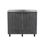 Utility Sink Cabinet Burwood, Kitchen, Smokey Oak