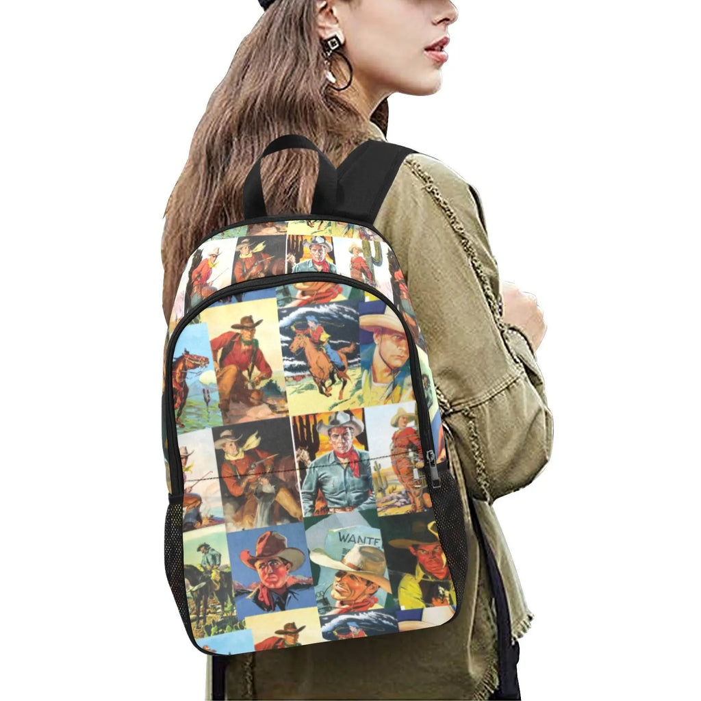 Cowboy Collage Backpack Baha Ranch Western Wear
