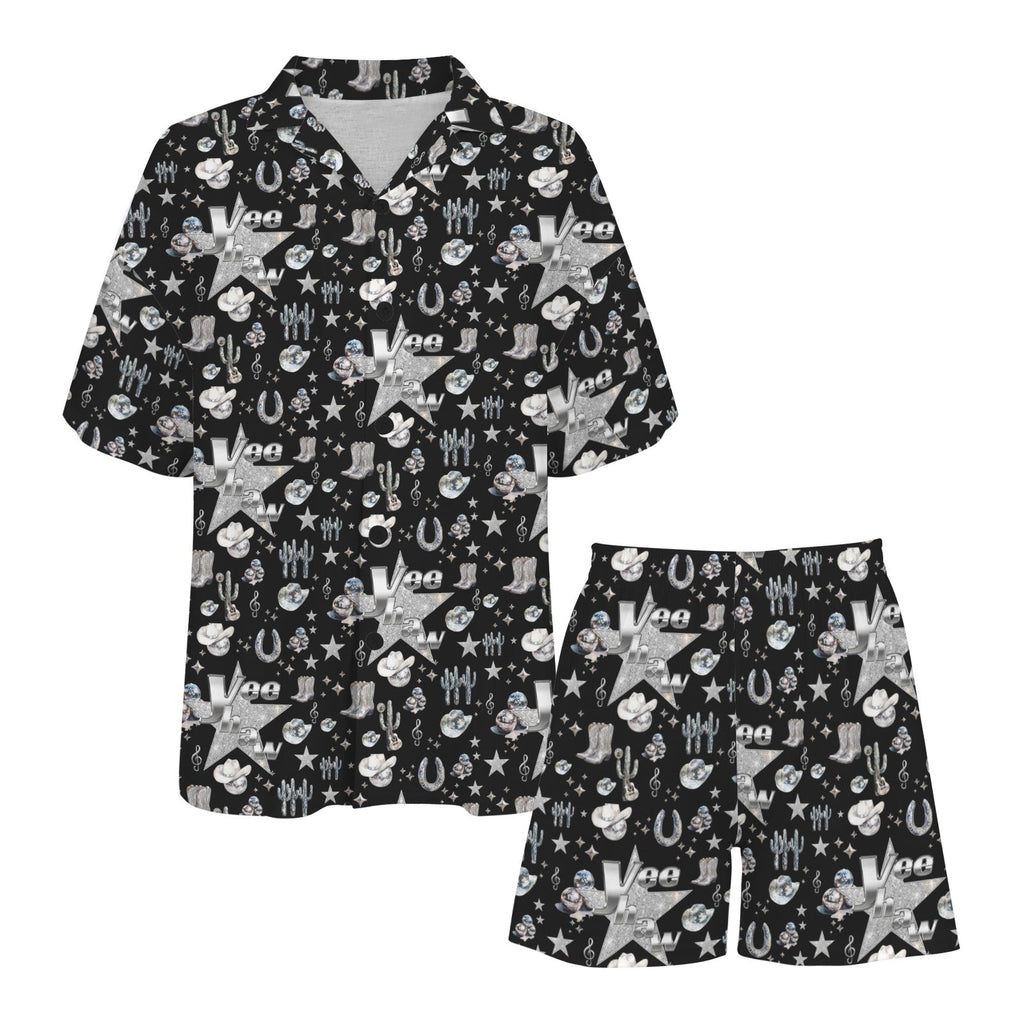 Baha Ranch Rhinestone Cowgirl Pajama Set Made in America Baha Ranch Western Wear