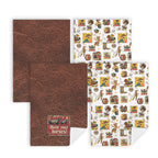 Vintage Cowgirls Set of 4 Kitchen Dish Towels Made in America Baha Ranch Western Wear