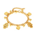 Personalized High-end Stainless Steel Heart-shaped Bracelet