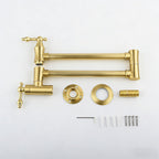 Wall Mount Folding Kitchen Pot Filler Faucet