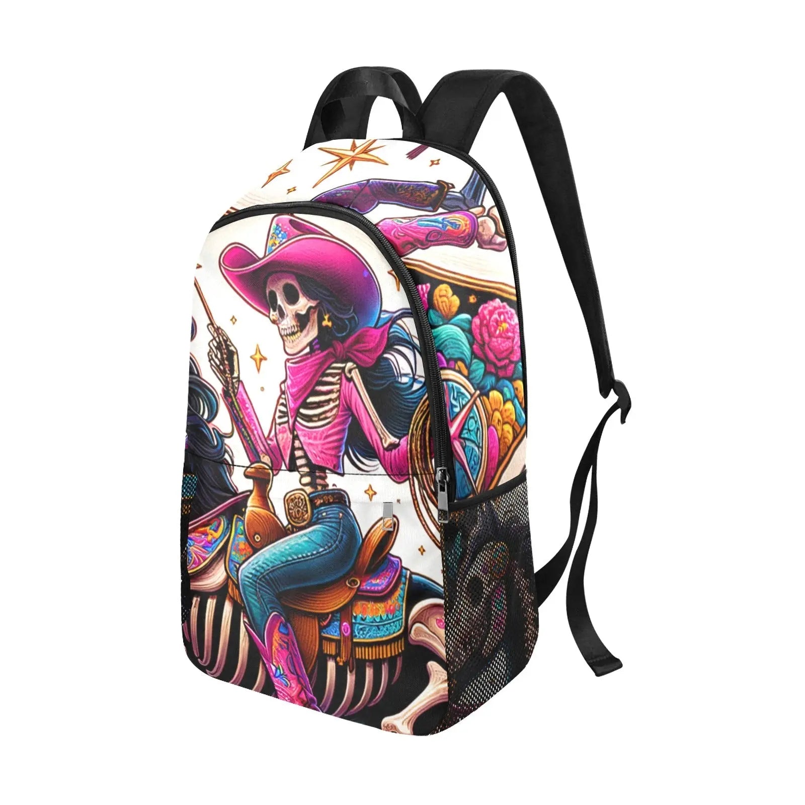Skeleton Cowgirl Backpack Baha Ranch Western Wear