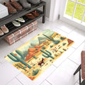 Desert Oasis Floor Mat 30" x 18" Made in America Baha Ranch Western Wear