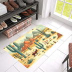 Desert Oasis Floor Mat 30" x 18" Made in America Baha Ranch Western Wear