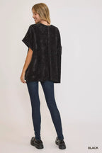 Umgee Open Front Knit Cardigan with Front Pockets