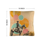 Baha Ranch Retro Pop Western Lost Cowboy Pillow Case Made in America Baha Ranch Western Wear