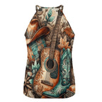 Baha Ranch Country Music Collage Western Tank Top Baha Ranch Western Wear
