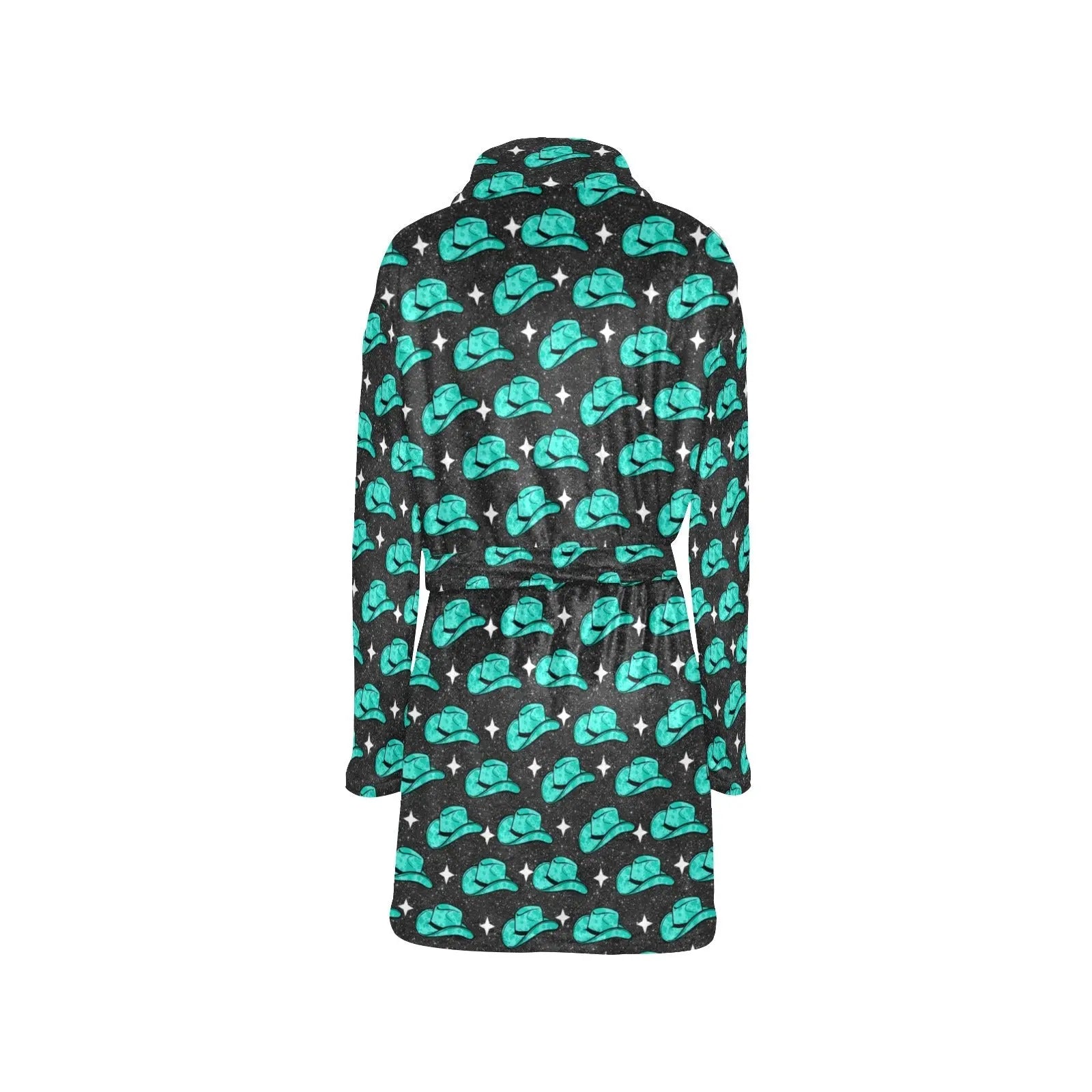 Turquoise Cowgirl Hat Women's Western Bath Robe Baha Ranch Western Wear