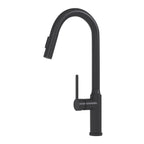 Bothwa Home 18.83' CUPC Certified Pull-down Kitchen Faucet (Matt Black Finish)