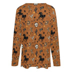 Baha Ranch Western Print Long Sleeve Top Baha Ranch Western Wear