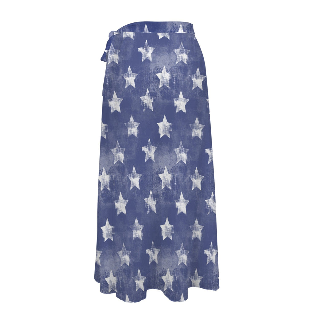 Baha Ranch Patriotic Stars Beach Coverup Skirt Baha Ranch Western Wear