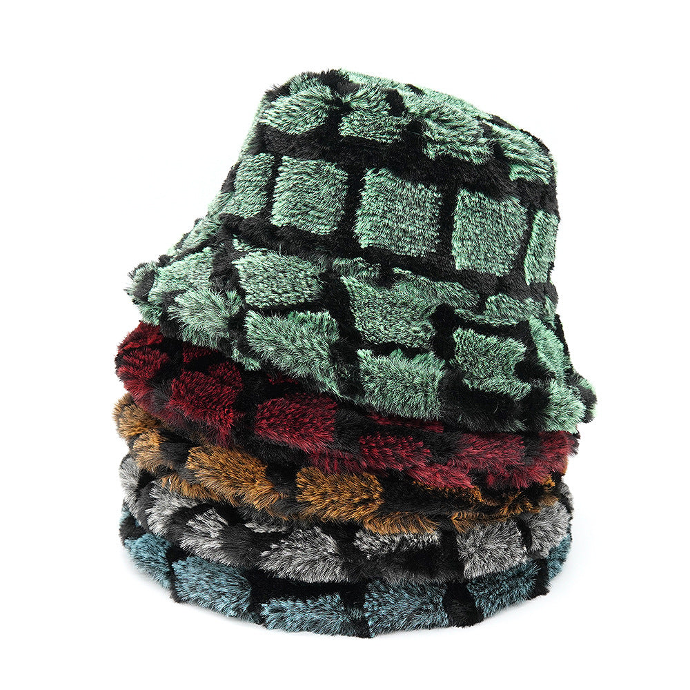 Trendy Sunshade Warm Plain Basin Hat