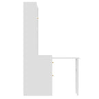 Computer Desk with 90 Degree Rotating Desktop, 43x70 Inch Office Desk with Storage Drawer and Cabinets, Gaming Desk with Shelves, Writing Desk for Study, Work Desk for Home (Old SKU:N733P279101K)