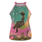 Baha Ranch Cowgirl on the Moon Retro Pop Western Tank Top Baha Ranch Western Wear