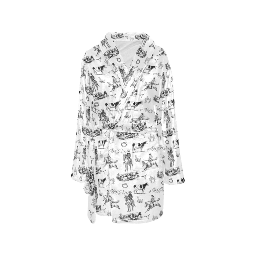Ranch Life Women's Western Bath Robe Baha Ranch Western Wear