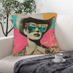 Baha Ranch Retro Pop Western Cool Cowgirl Pillow Case Made in America Baha Ranch Western Wear