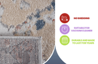 NAAR MARFI Collection 6X9 Multi / Contemporary Area Rug