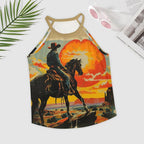 Baha Ranch Sunset Cowboy Tank Top Baha Ranch Western Wear