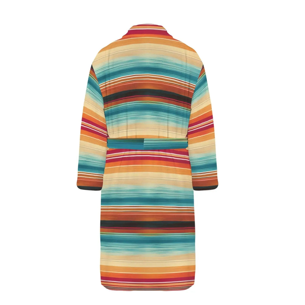 Baha Ranch Southwestern Serape Men's Bath Robe Baha Ranch Western Wear
