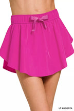 Zenana Soft Woven Active Skorts