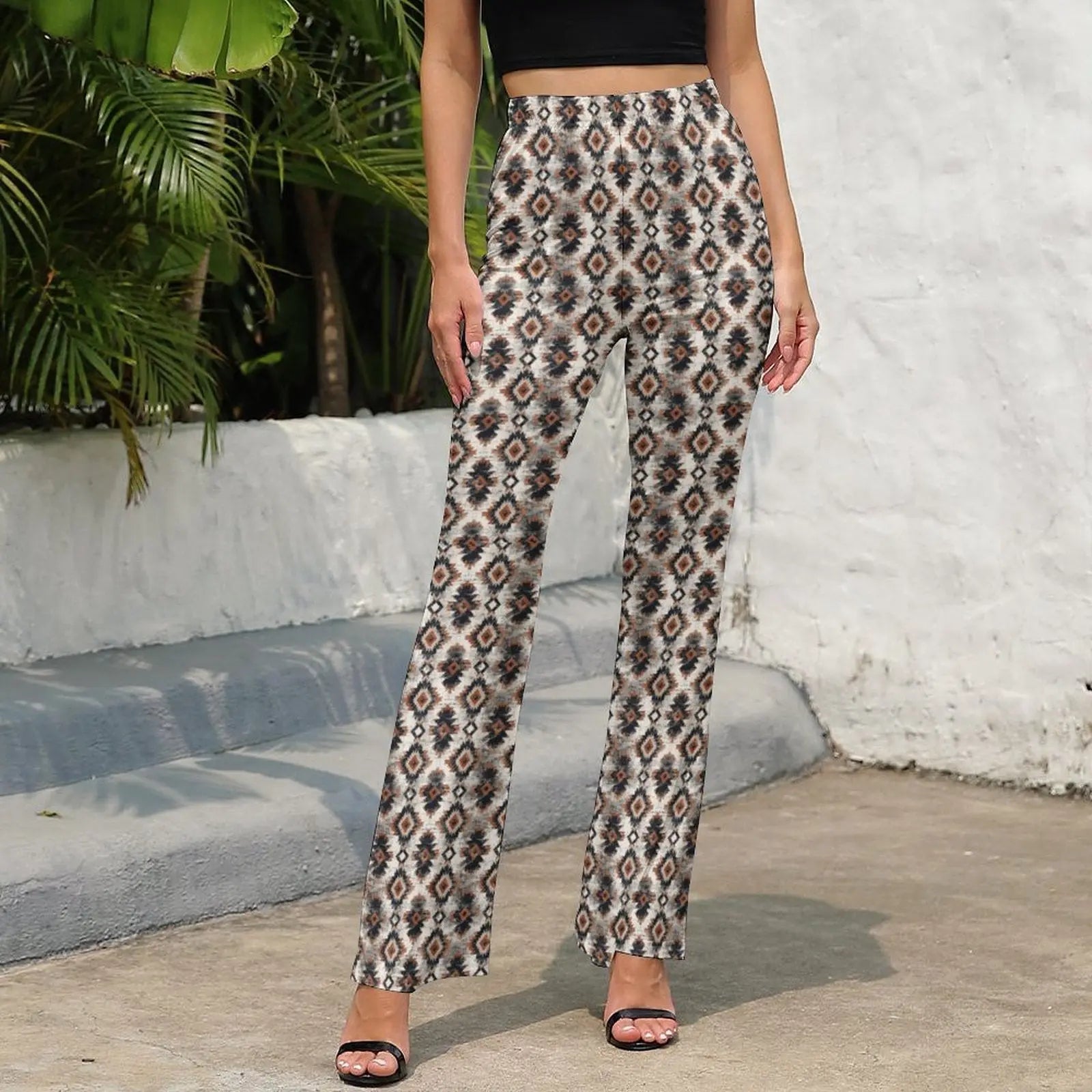 Baha Ranch Southwestern Aztec Flare Pants Baha Ranch Western Wear