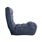 Single sofa reclining chair Japanese chair lazy sofa tatami balcony reclining chair leisure sofa adjustable chair,Navy