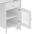 Computer Desk with 90 Degree Rotating Desktop, 43x70 Inch Office Desk with Storage Drawer and Cabinets, Gaming Desk with Shelves, Writing Desk for Study, Work Desk for Home (Old SKU:N733P279101K)
