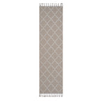 NAAR Guros Collection 2X8 Ivory / Trellis Indoor / Outdoor Runner Rug