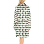 White Aztec Women's Western Bath Robe Baha Ranch Western Wear