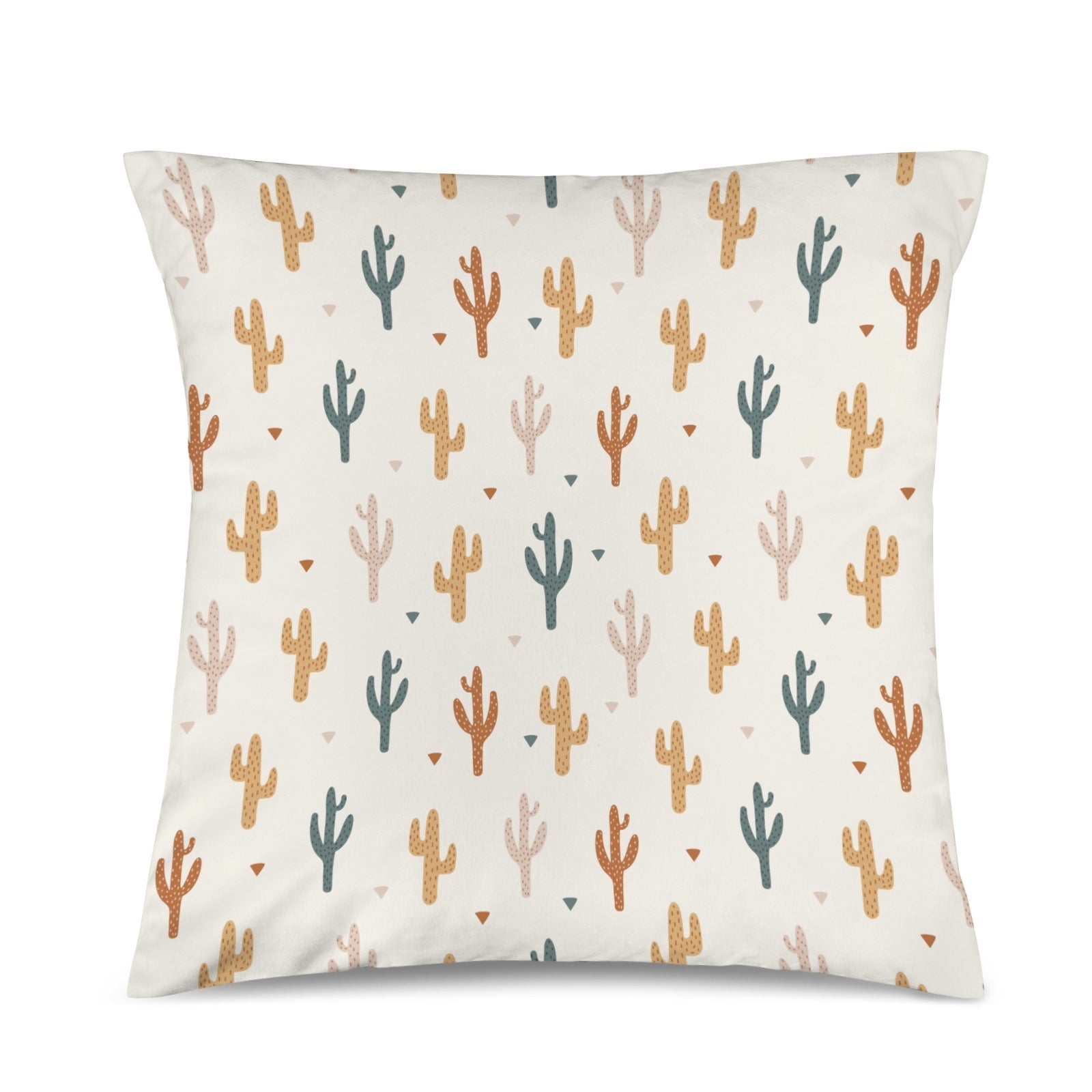 Cactus Velvety Soft Throw Pillow Case Made in America Baha Ranch Western Wear