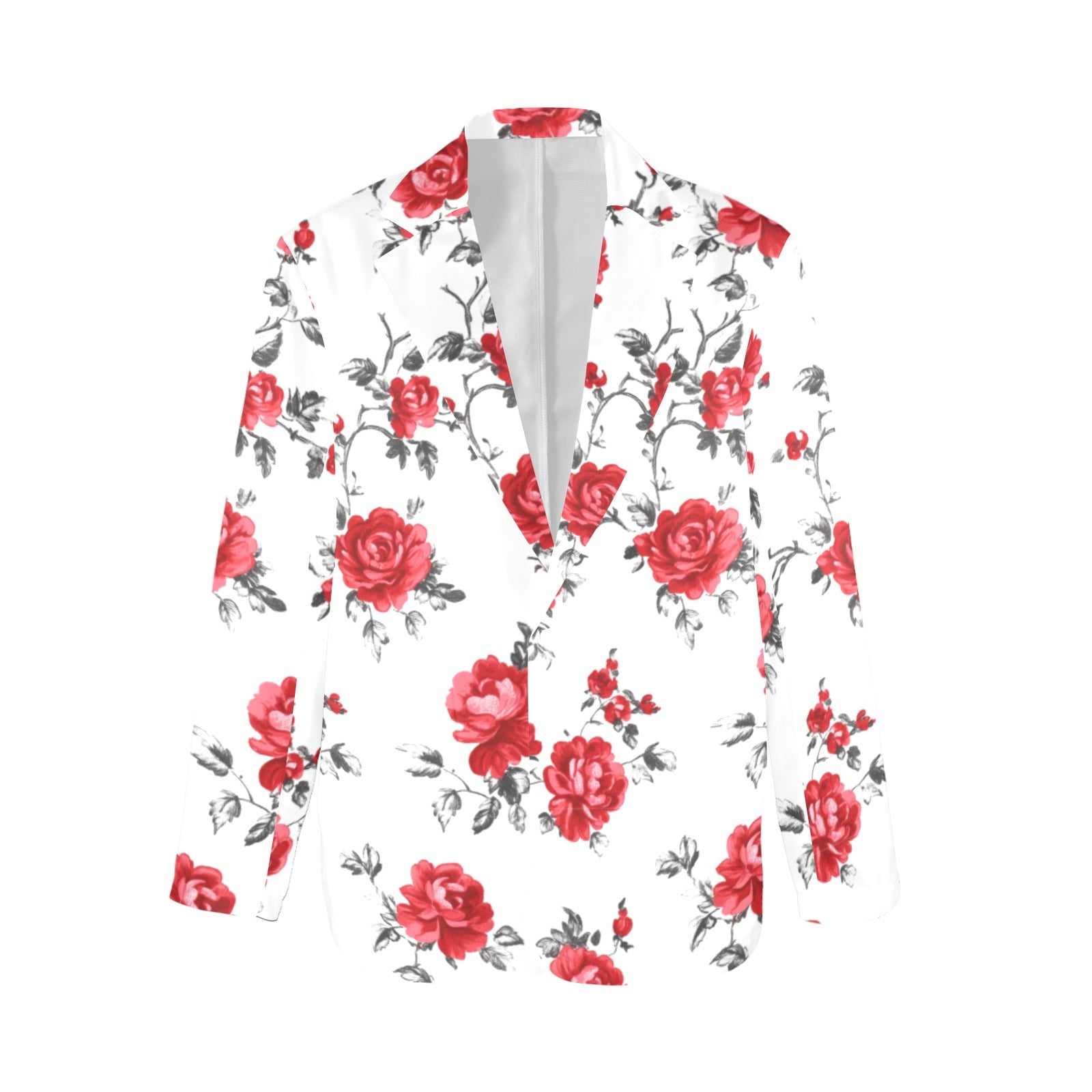 Baha Ranch Mexican Red Rose Floral Blazer Baha Ranch Western Wear