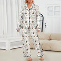 Baha Ranch Boots and Brands Western Christmas Long Satin Pajamas Baha Ranch Western Wear