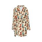 Baha Ranch Got My Boots Western Bath Robe Baha Ranch Western Wear