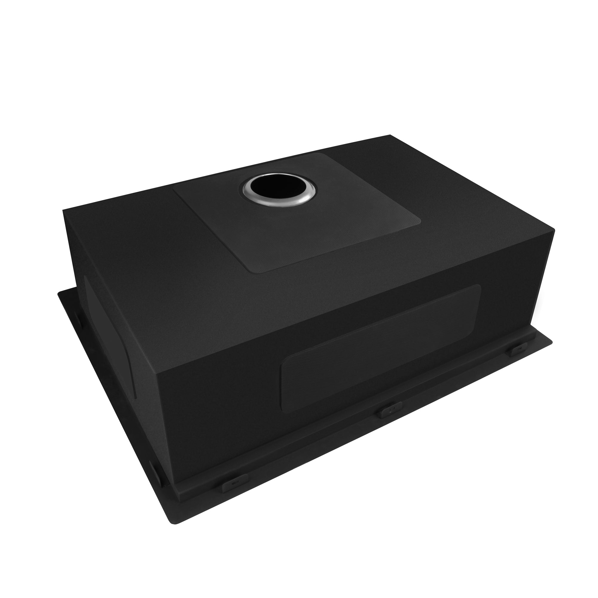 30' x 22' Black Drop In Kitchen Sink, 16 Gauge Stainless Steel Workstation Sink