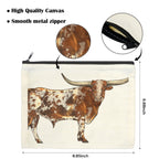 Longhorn Cosmetic Bag Pack of 5 Made in America Baha Ranch Western Wear